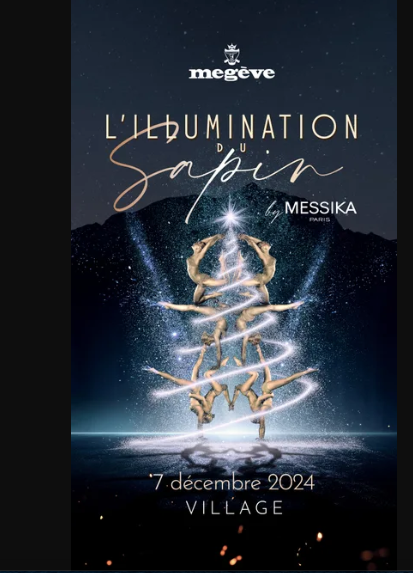 07 décembre 2024 L'Illumination du Sapin - Megève live