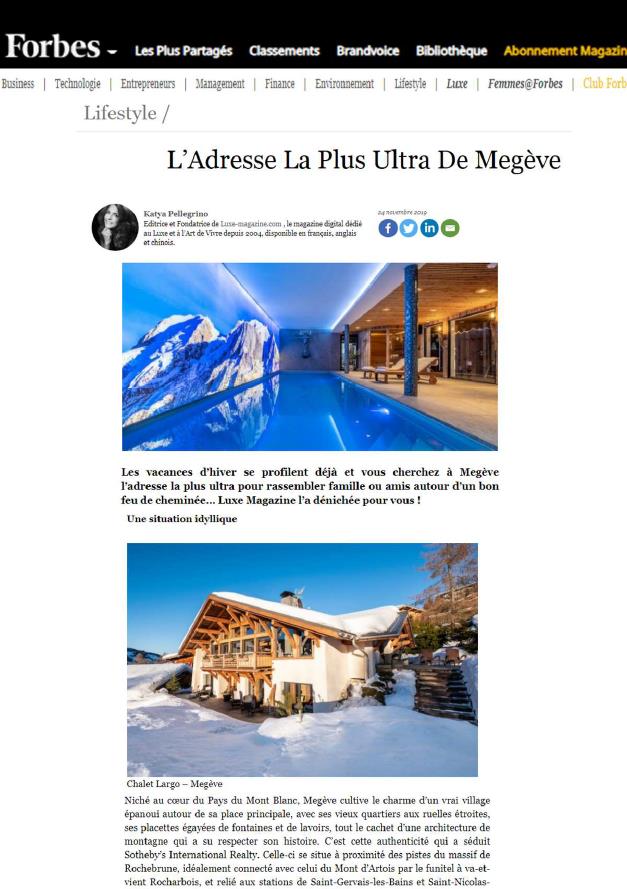 Luxury Sector Chalets Hotels Spas Lifestyle Cuisine