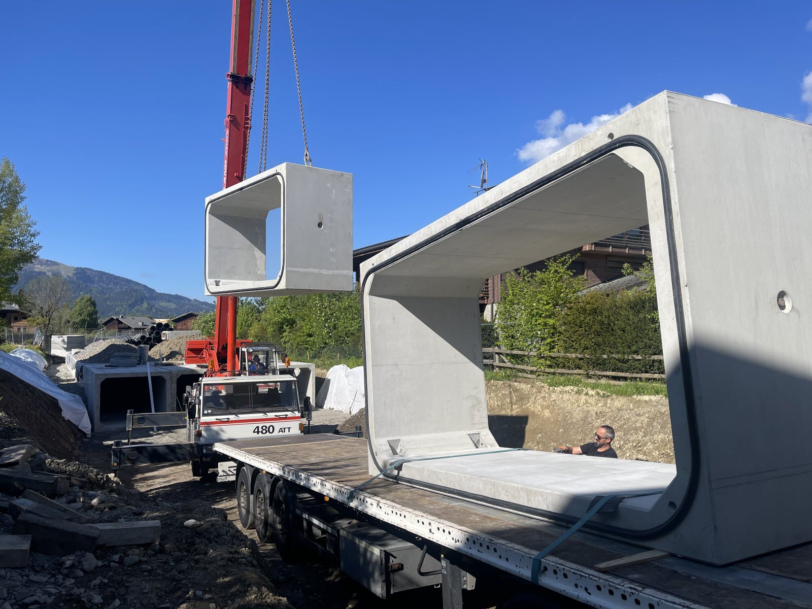 Megève : un bassin de rétention souterrain pour protéger la route d’Odier des inondations - Actus & Evènements Megève