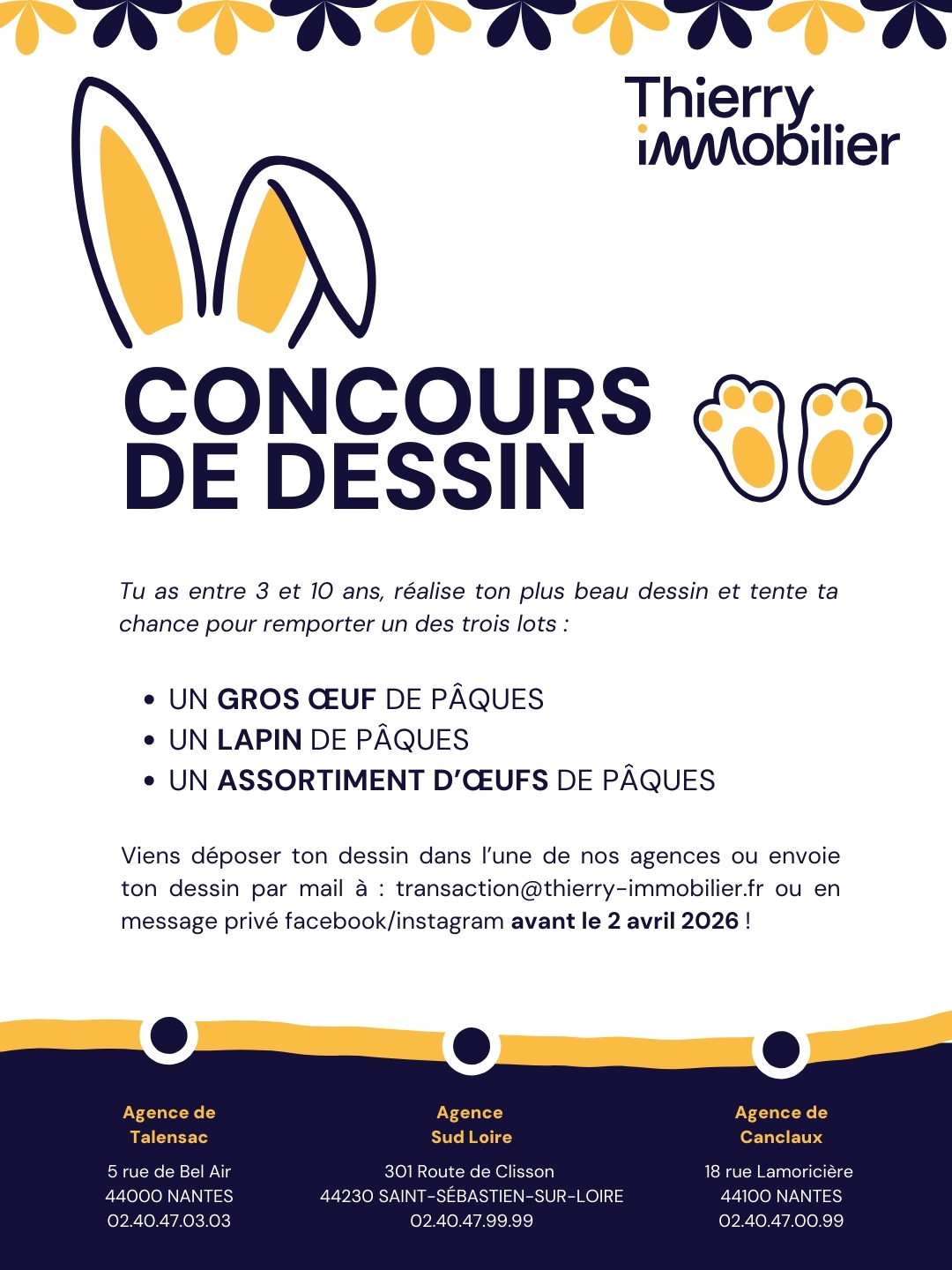 Règlement du Concours de Dessin de Pâques 2026