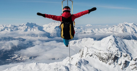 La zipline la plus haute du monde est à Verbier! - Actualités